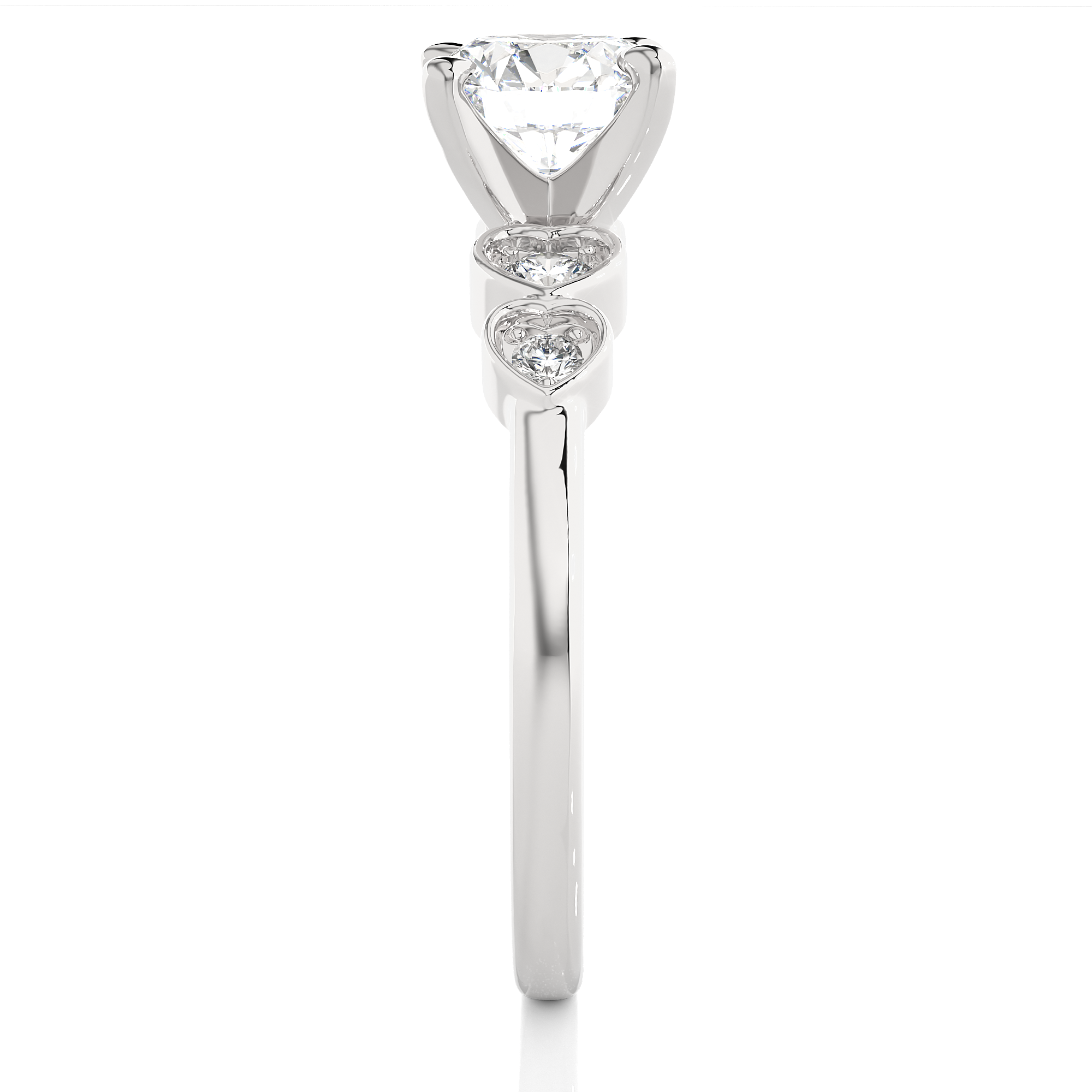 1.21 Carat G Color VS1 Clarity Diamond Studded Natural Diamond Ring.